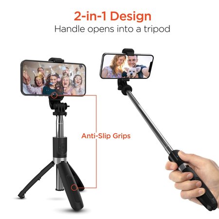 Hypergear SnapShot Wireless Selfie Stick with Tripod and Bluetooth Remote 15437